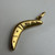 Vintage 9K Gold Boomerang Charm | 375 Gold Pendant