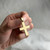Vintage 10K Yellow Gold Cross Pendant – Solid Gold Religious Charm
