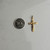 Vintage 10K Gold Crucifix Cross Pendant | INRI Jesus Charm