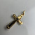 Vintage 10K Gold Crucifix Cross Pendant | INRI Jesus Charm