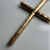 Vintage 10K Yellow Gold Textured Cross Pendant Charm