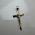Vintage 10K Gold Crucifix Cross Pendant | Jesus Religious Charm