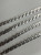 Vintage Italian 10K White Gold Curb Chain Necklace 24”