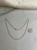 Vintage 10K Yellow Gold Singapore Chain Necklace 18” Italy