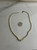 Vintage Deltah Graduated Faux Pearl Necklace 10K Gold Clasp