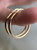 Vintage 10K Yellow Gold Hoop Earrings | Classic Gold Hoops