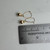 Vintage 10K Gold Hollow Ball Drop Earrings | JJT