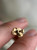 Vintage 10K Gold Heart & Interlocking Circle Drop Earrings