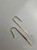 Vintage 10K Yellow Gold Long Hook Drop Earrings | Minimalist Gold Earrings