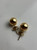 Vintage 14K Yellow Gold Ball Stud Earrings – Classic Gold Sphere Studs