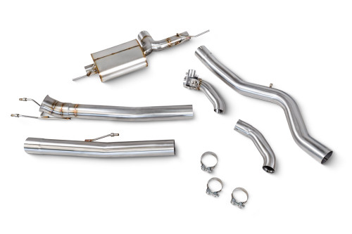 Scorpion OPF/GPF back non resonated system with valve - Mercedes A45S AMG (W177) - SMBS009