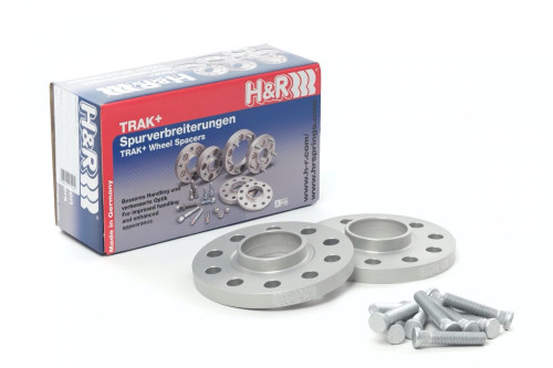 H&R Wheel Spacer Kit with Bolts Silver Pair - 30mm Track