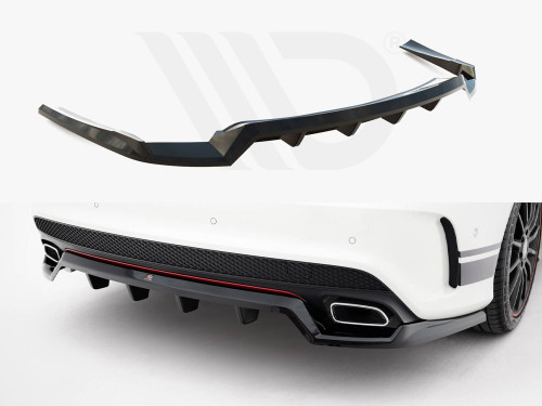 Maxton Design Rear Splitter (Vertical Bars) Mercedes-Benz CLA AMG-Line C117