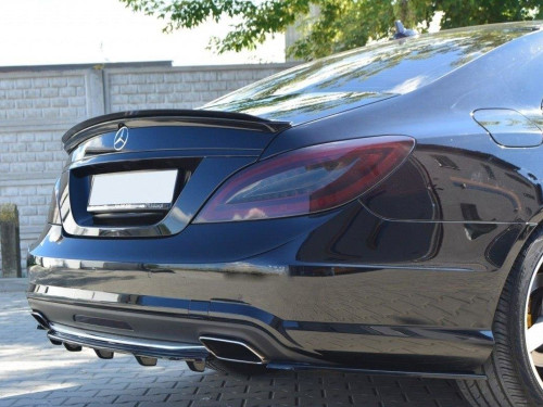 Maxton Design Spoiler CAP Mercedes CLS AMG Line / 63 AMG C218 - Textured