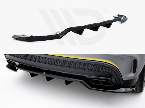 Maxton Design Rear Splitter (Vertical Bars) V.2 Mercedes-Benz GLA 45 AMG X156