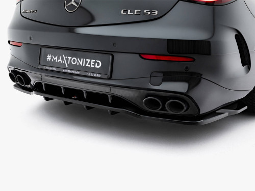 Maxton Design Rear Splitter (Vertical Bars) Mercedes-AMG CLE 53 C236