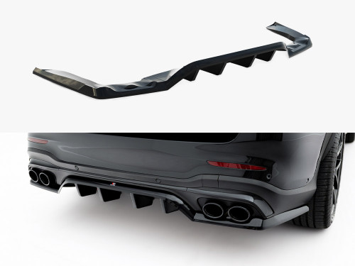 Maxton Design Rear Splitter (Vertical Bars) Mercedes-AMG GLC 43 SUV X253 Facelift