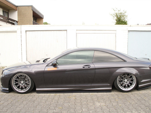 Maxton Design Side Skirts Diffusers - Mercedes CL 500 C216 Amg-line (2006-2010)