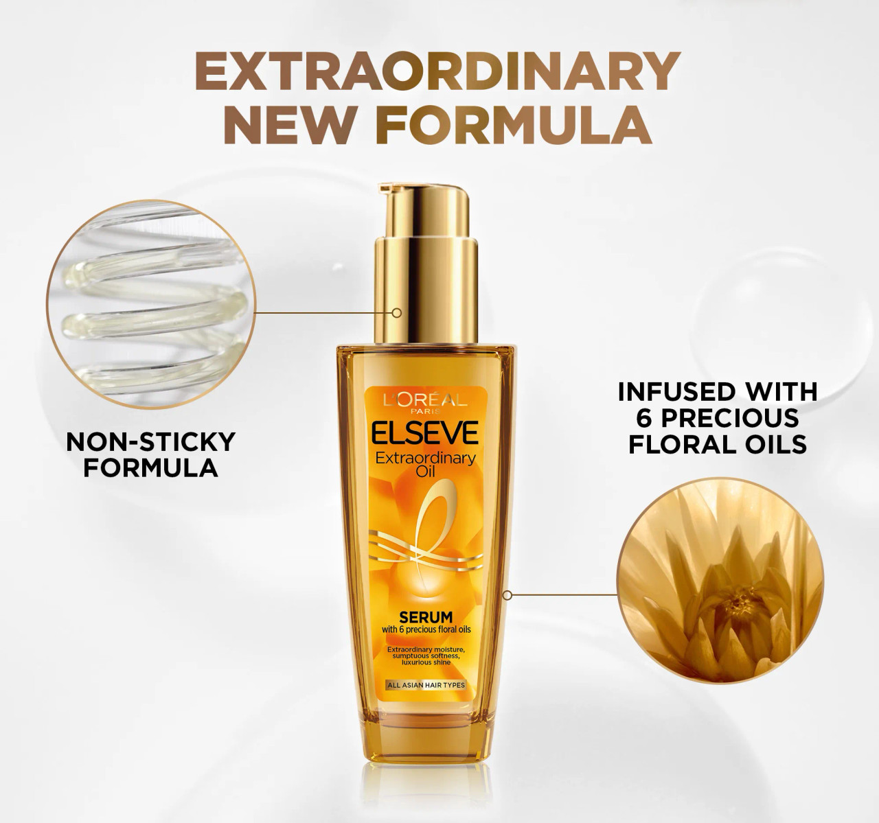 L'Oreal Paris Elseve Extraordinary Oil Serum Pack of 2