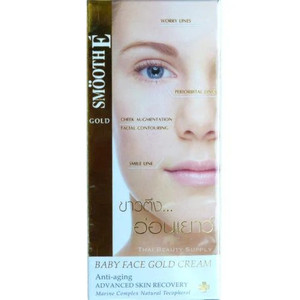 Smooth E Gold Babyface Anti Aging Wrinkle Vitamin E Aloe Vera Cream 65g Smooth E Gold Babyface Anti Aging Wrinkle Vitamin E Aloe Vera Cream 65g