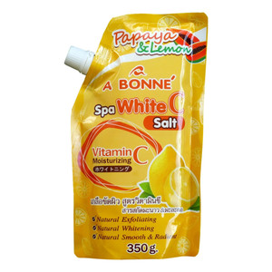 A Bonne Papaya and Lemon Spa Salt Exfoliating Body Scrub 350g A Bonne Papaya and Lemon Spa Salt Exfoliating Body Scrub 350g