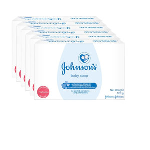 Johnson’s Baby Soap 120g Pack of 6 Johnson’s Baby Soap 120g Pack of 6