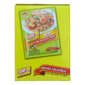 Ajinomoto RosDee Menu Yum Woon Sen Thai Spicy Salad Seasoning Mix Pack of 10 Ajinomoto RosDee Menu Yum Woon Sen Thai Spicy Salad Seasoning Mix Pack of 10