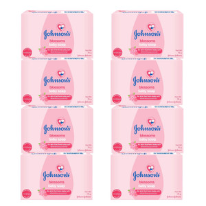 Johnson's Baby Blossoms Soap Pack of 8 Johnson's Baby Blossoms Soap Pack of 8