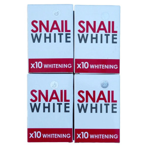 Snail White Glutathione Soap 70 grams Pack of 4 Snail White Glutathione Soap 70 grams Pack of 4