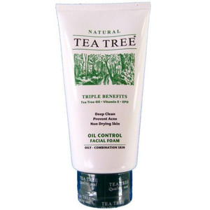 Tea Tree Natural Oil Control Facial Foam Cleanser 140ml Tea Tree Natural Oil Control Facial Foam Cleanser 140ml