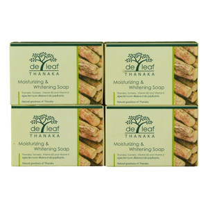 De Leaf Thanaka Soap Pack of 4 De Leaf Thanaka Soap Pack of 4