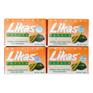 Likas Papaya Herbal Soap Pack of 4 Likas Papaya Herbal Soap Pack of 4