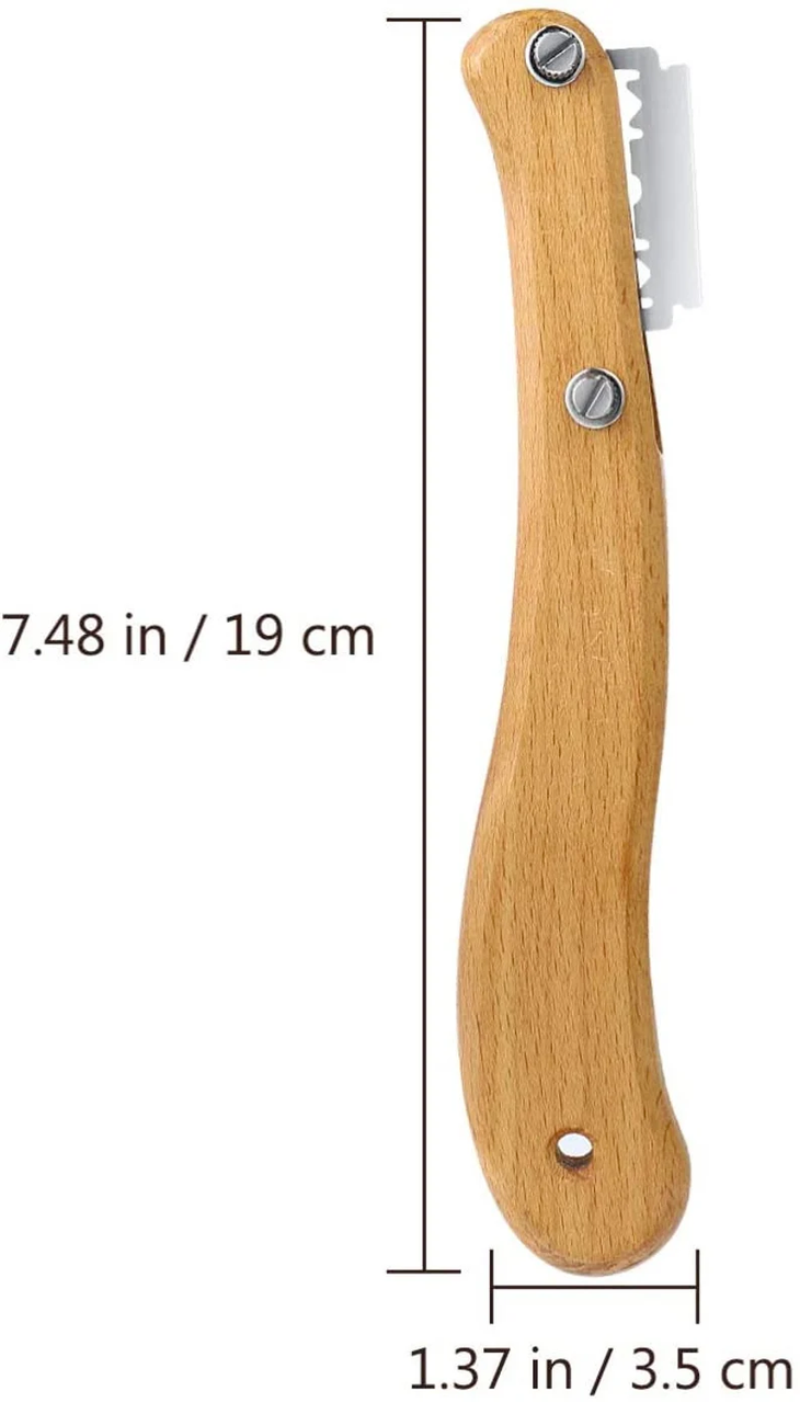 Rosewood Bread Lame Slashing Cutter Tool, Bamboo Hand Crafted Dough  Sourdough Scoring Knife Making Slasher Lame Bread Tool For Bread Bakers  With 5 Replaceable Razor Blades