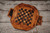 RUSTIC OLIVE WOOD Large Chess Board with Pieces - Decorative, beautifully detailed - unique piece of art - Handcrafted - A perfect gift!