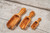 3 Pcs set - Natural OLIVE WOOD SCOOP/ Shovel - For Spoon Sugar Salt Seasoning Spices - Hand Carved by artisans in Europe! Small & cute Gift