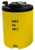 120 Gallon Peabody Gemini Round Waste Oil Tank