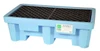 Fluorinated P2 spill pallet, light blue