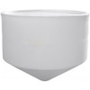 350 Gallon CRMI White Open Top Cone Bottom Tank