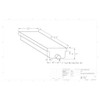 23 Gallon RV Holding Tank H-34. Technical drawing of a polyethylene holding tank designed for your rv and camper.