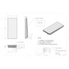 37 Gallon RV Holding Tank H-622. Technical drawing of a polyethylene holding tank designed for your rv and camper.