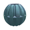 Image of blue round a plastic septic tank.