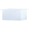 31 Gallon PP Ronco White Rectangular Open Top Tank | 24X18X18PP