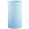 65 Gallon PP Ronco White Cylindrical Open Top Tank | 65PP