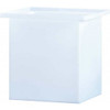 An image of a 45 Gallon PE Chem-Tainer White Rectangular Open Top Tank | R202020A