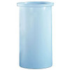 An image of a 65 Gallon PE Chem-Tainer White Cylindrical Open Top Tank | TC2240AA