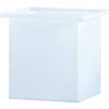 An image of a 70 Gallon PE Chem-Tainer White Rectangular Open Top Tank | R183030A