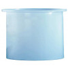 An image of a 73 Gallon PE Chem-Tainer White Cylindrical Open Top Tank | TC3024AA