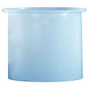 An image of a 2450 Gallon PE Chem-Tainer White Cylindrical Open Top Tank | TC9584AA
