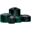 An image of a 75 Gallon Norwesco Black Vertical Water Tank | 41457