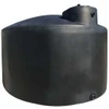 An image of a 1000 Gallon Norwesco Black Plastic Vertical Water Storage Tank | 44113